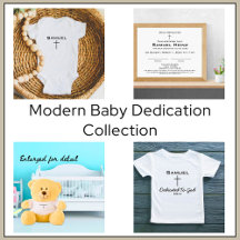 Modern Baby Dedication
