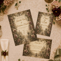 Enchanting Vintage Orchid Wedding