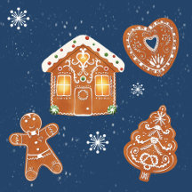 Gingerbread Cookie Wrapping Paper