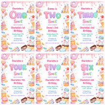 Sweet Birthday by Age  Candy Party Collection