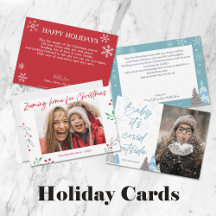 Christmas 2020 Fun Trendy Custom Holiday Cards