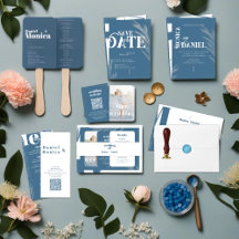 Elegant simple pastel blue design