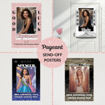 Pageant Send-Off Door Posters