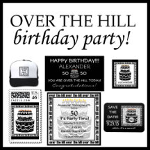 Over The Hill Birthday Party