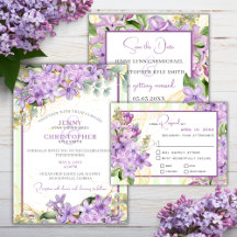 Purple Lilac Wedding Suite