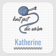 Cornflower Blue Knit Fast, Die Warm