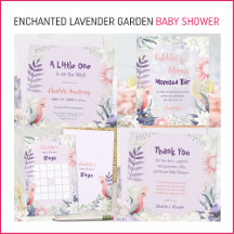 Enchanted Lavender Garden Baby Shower