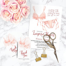 Lingerie Blush Bridal Shower