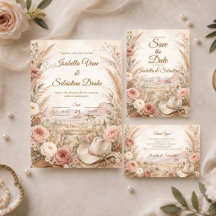 Romantic Western Floral Wedding
