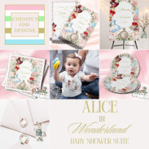Alice in Wonderland Baby Shower 