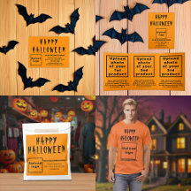 Orange Color Halloween Business Supplies
