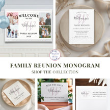 Simple Family Reunion Monogram Collection