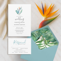 Custom Destination Wedding Invitations Kit 