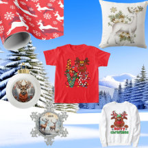 Festive Christmas Reindeer