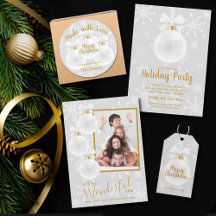 WHITE SNOWFLAKE ORNAMENT CHRISTMAS COLLECTION