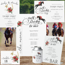 Derby Race Horse Modern Equestrian Party