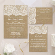 The Kraft & Lace Wedding Collection
