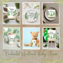 Woodland baby shower 