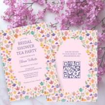 Sweet Tea Party Bridal Shower Invitation Suite