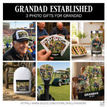 Grandad Established - 3 Photo Gifts for Grandad