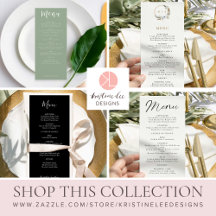 Wedding Reception Menu