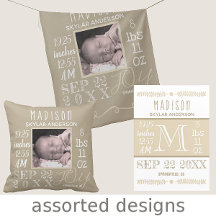 Assorted Baby Nursery And Birth Stats Sign Designs