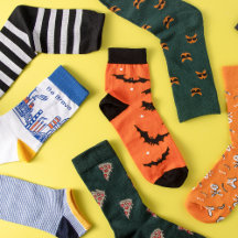 Novelty cool retro style preppy socks