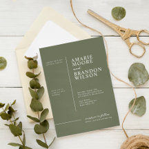 Minimal Typography Wedding Suite