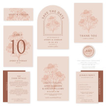 WEDDING   Elegant Coneflower   Pale Terracotta