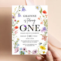 Spring Wild Floral Birthday 