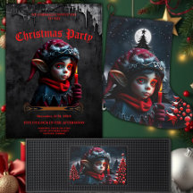 Gothic elf magic under the full moon.