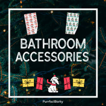 BATHROOM ACCESSORIES   DOG CHRISTMAS Theme