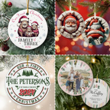 Family Christmas Ornament Gifts