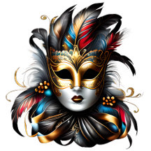 Masquerade festival carnival face masks
