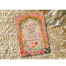 Boho Summer Floral Pink Wedding Collection