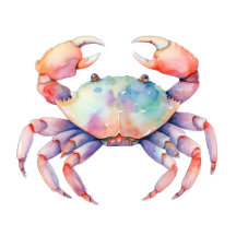 Watercolor Crab Boil Party Or Company Party
