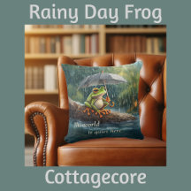Rainy Day Frog: A Cottagecore Collection