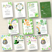 Lucky Irish and Shamrocks