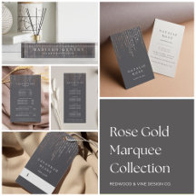 Rose Gold Marquee