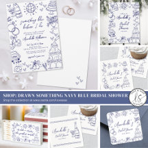 Navy Something Blue Before I Do Bridal Shower