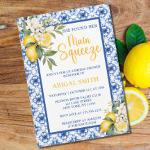 SHE FOUND HER MAIN SQUEEZE BRIDAL SHOWER