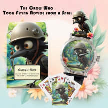 The Crow Who Took Flying Advice from a Snail