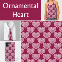 Ornamental Hearts Pattern