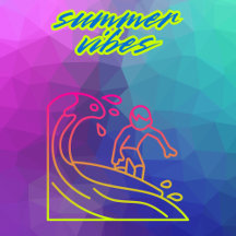 Summer vibes boy surfing .