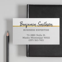 Modern Business Cards For Men