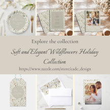 Soft and Elegant Wildflowers Holiday Collection