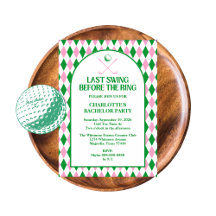 Last Swing Before The Ring Golf Bachelorette Party