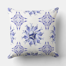 Throw Pillows In Shades of Purples and Blues