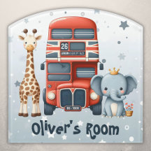 Cute Animals on London Double-Deck Bus