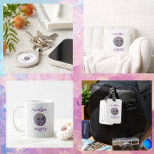 Moonface purple ribbon